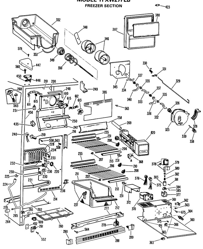 Diagram for TFXW27FLB