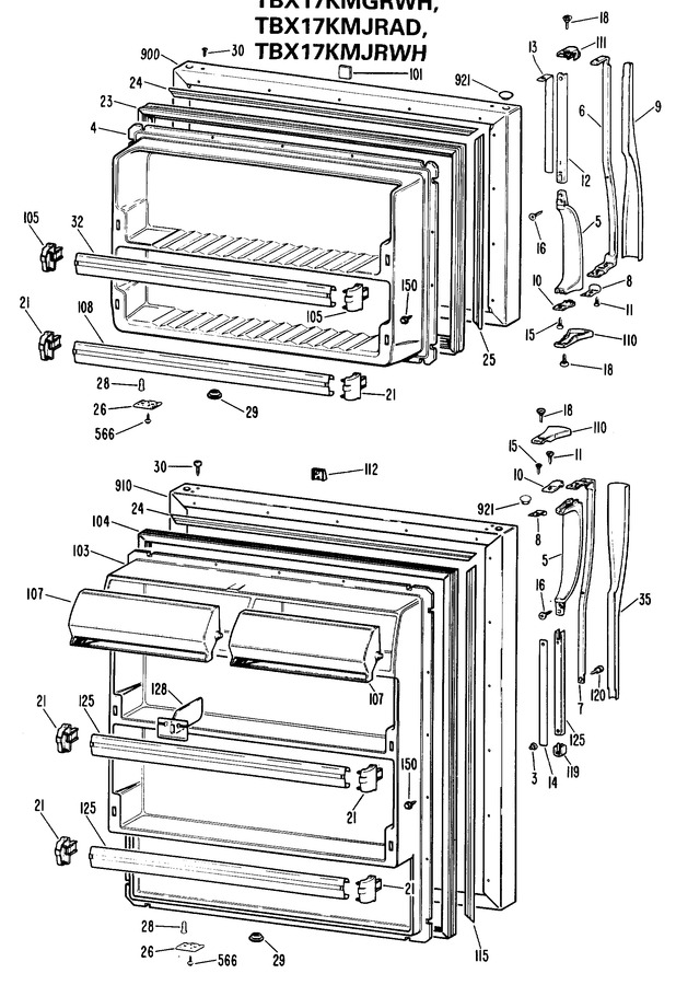 Diagram for TBX17KMGRWH