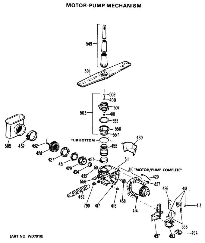 Diagram for GSD640P-25WB