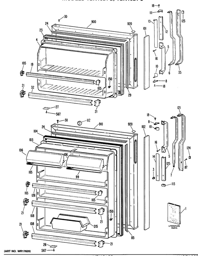 Diagram for TBX16DPCRWH