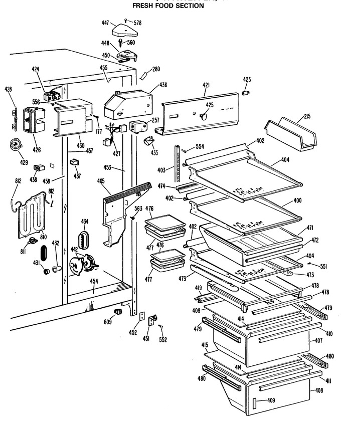 Diagram for TFXW27FLL