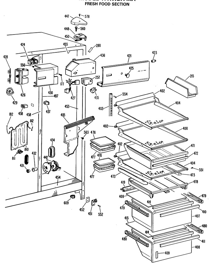 Diagram for TFXW27FMA