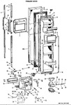 Diagram for 1 - Freezer Door