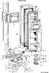 Diagram for 1 - Freezer Door