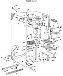 Diagram for 2 - Freezer Section