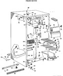 Diagram for 2 - Freezer Section