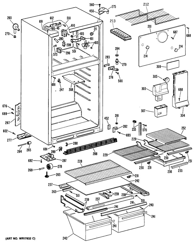 Diagram for TBX16DPDRHA