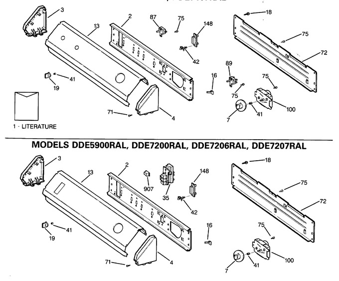 Diagram for DDE5100RAL