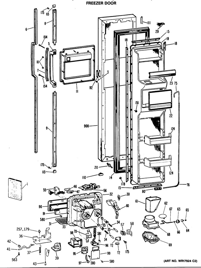 Diagram for TFX27FRBWH