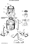 Diagram for 4 - Tub, Basket & Agitator