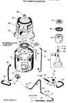 Diagram for 4 - Tub, Basket & Agitator