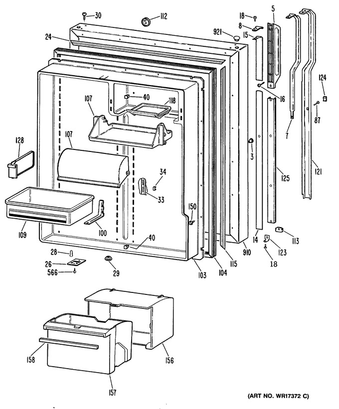 Diagram for TBEW22RRELWH