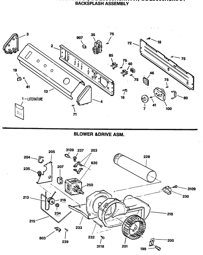 Diagram for DDE9600RCMAA