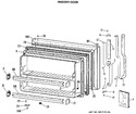 Diagram for 1 - Freezer Door