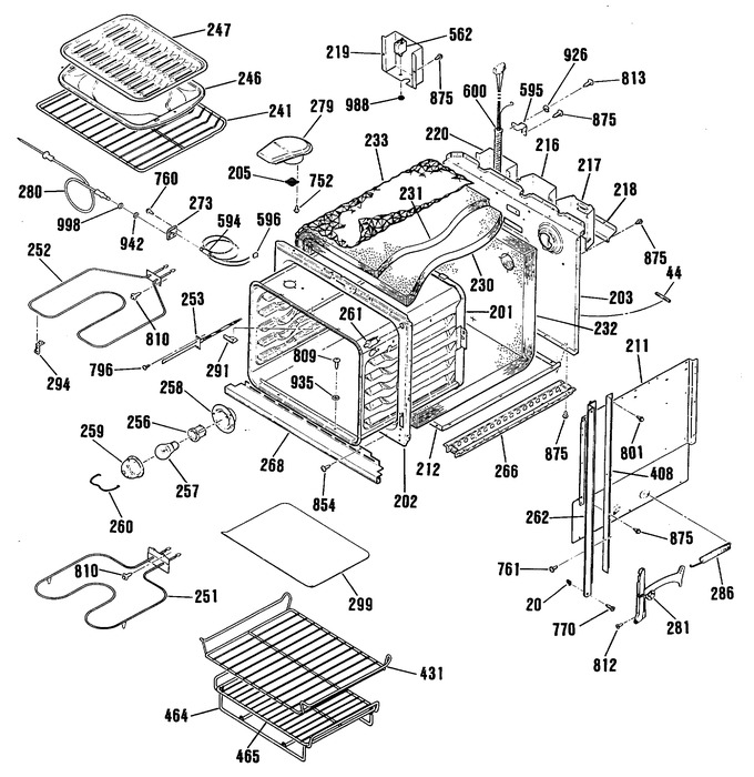 Diagram for ZEK736GP3BG