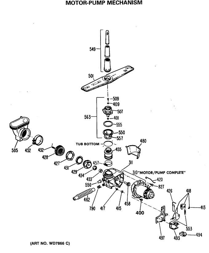 Diagram for GSD580P-49WA