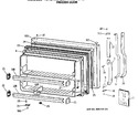 Diagram for 1 - Freezer Door