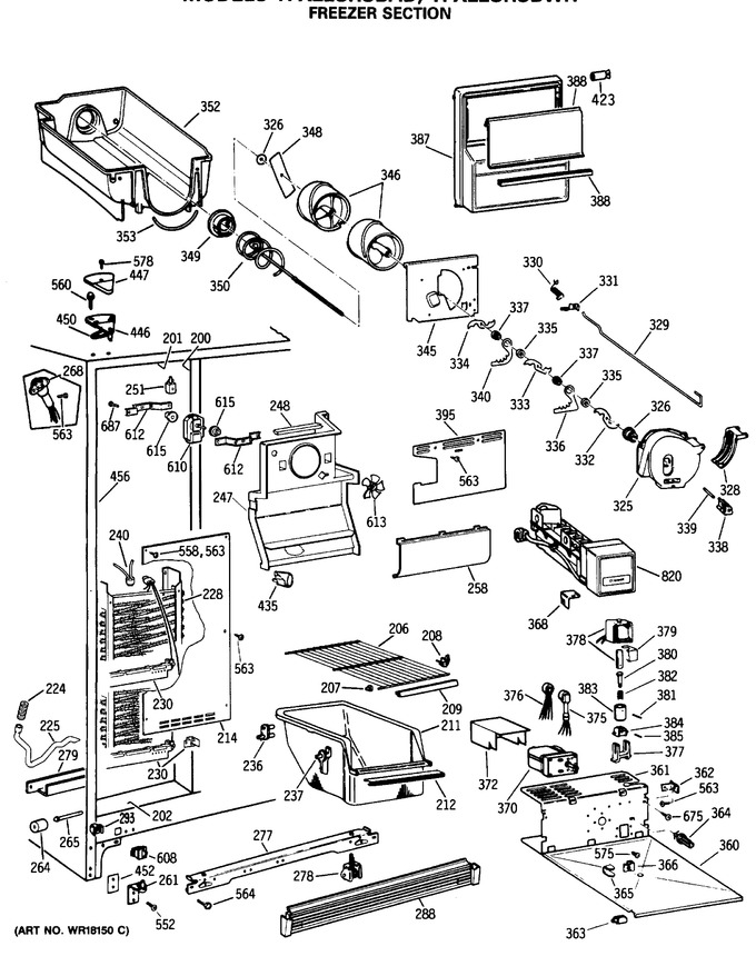 Diagram for TFX22SRSBAD