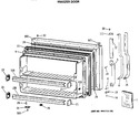 Diagram for 1 - Freezer Door