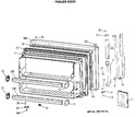 Diagram for 1 - Freezer Door