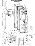 Diagram for 1 - Freezer Door