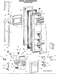 Diagram for 1 - Freezer Door