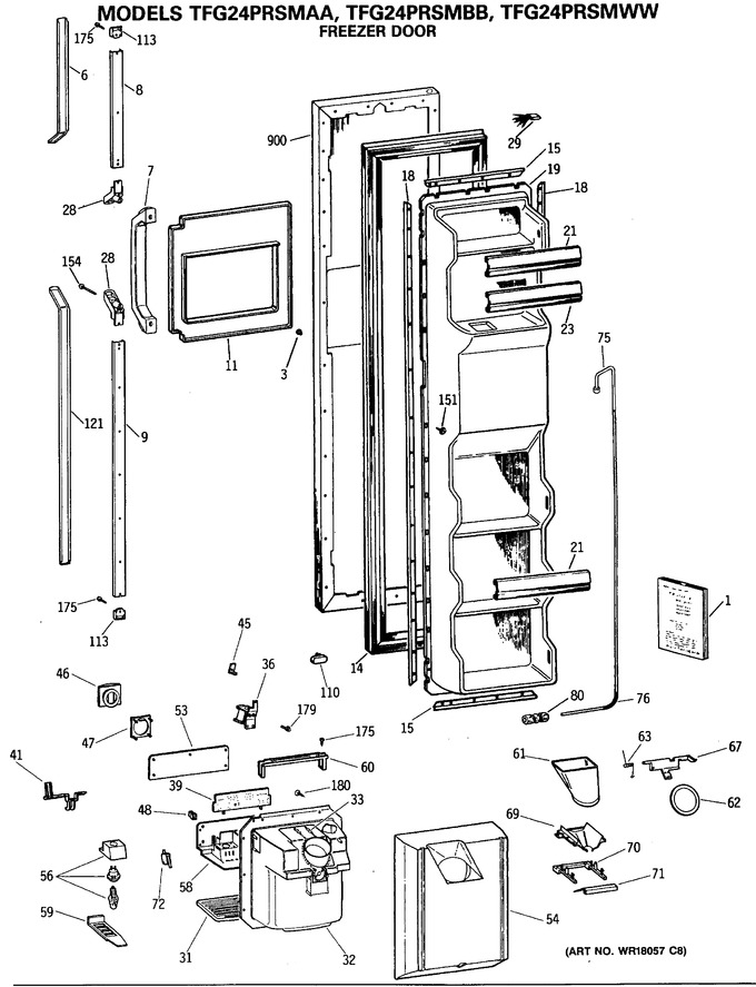 Diagram for TFG24PRSMWW