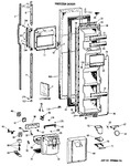 Diagram for 1 - Freezer Door