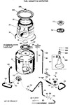 Diagram for 4 - Tub, Basket & Agitator