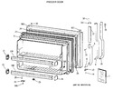 Diagram for 1 - Freezer Door