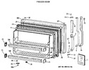 Diagram for 1 - Freezer Door