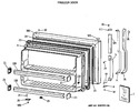 Diagram for 1 - Freezer Door