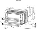 Diagram for 1 - Freezer Door