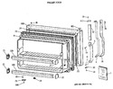 Diagram for 1 - Freezer Door