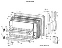 Diagram for 1 - Freezer Door