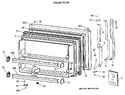 Diagram for 1 - Freezer Door