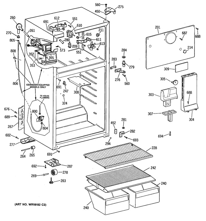 Diagram for TBX16SIXDRWH