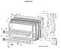 Diagram for 1 - Freezer Door