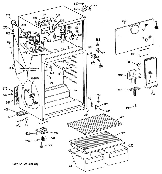 Diagram for TBX16SIXGLWH