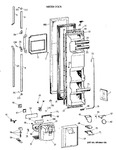 Diagram for 1 - Freezer Door