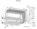 Diagram for 1 - Freezer Door