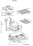 Diagram for 4 - Shelf Parts