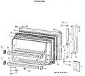 Diagram for 1 - Freezer Door