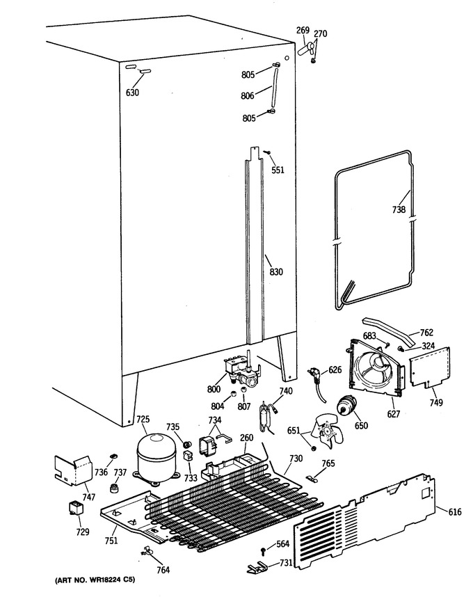 Diagram for TFX22JWXAWW