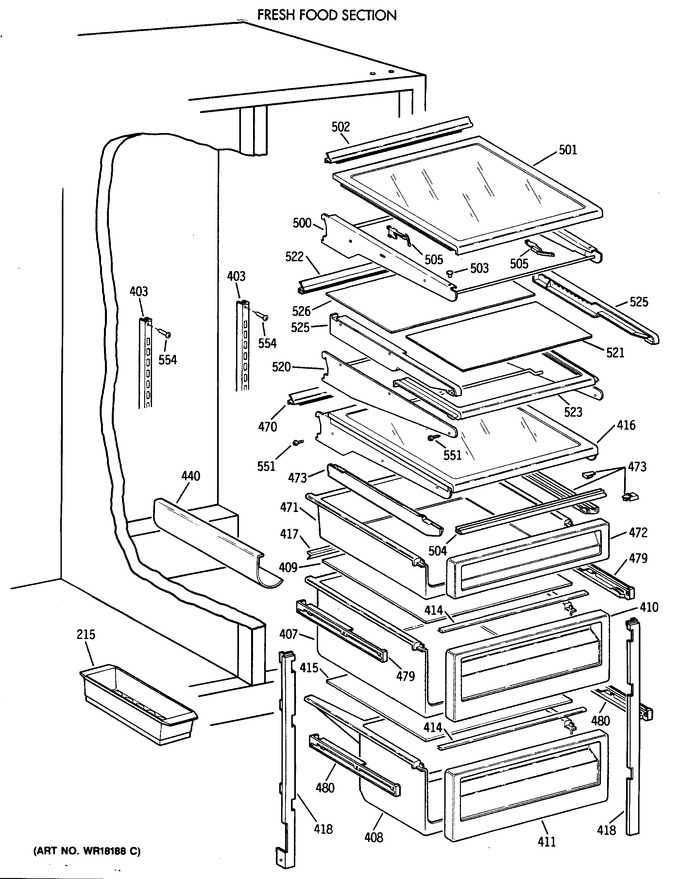 Diagram for TFX22PRXAWW