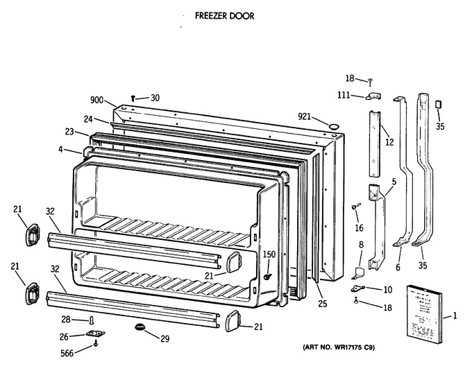 Diagram for TBT18DAXBRWW