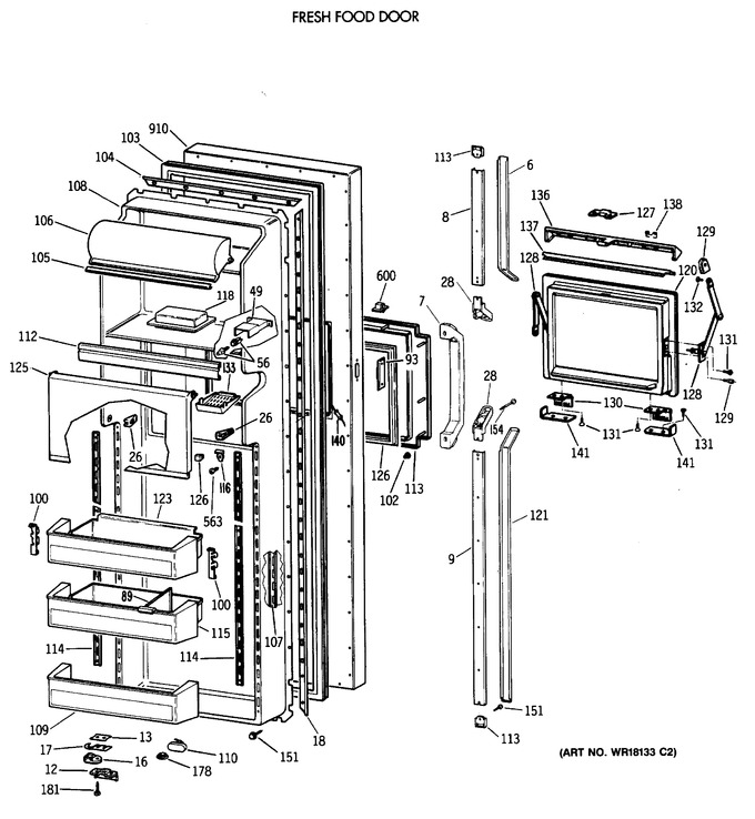 Diagram for TFG27PFXAWW