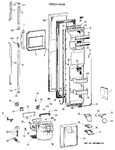 Diagram for 1 - Freezer Door