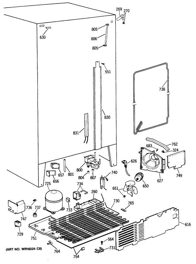 Diagram for TFG27PRXAWW