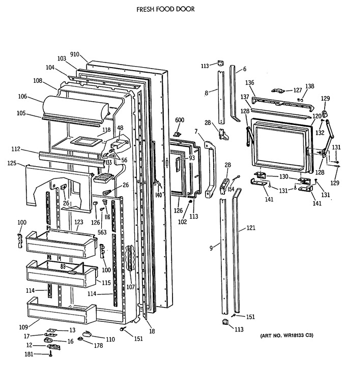 Diagram for TFK27PFXAWW